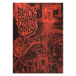 Black Panels Only Zine Issue 1 front cover