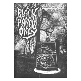 Black Panels Only Zine Issue 4 front cover
