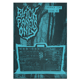 Black Panels Only Zine Issue 6 front cover