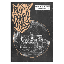 Black Panels Only Zine Issue 7 front cover