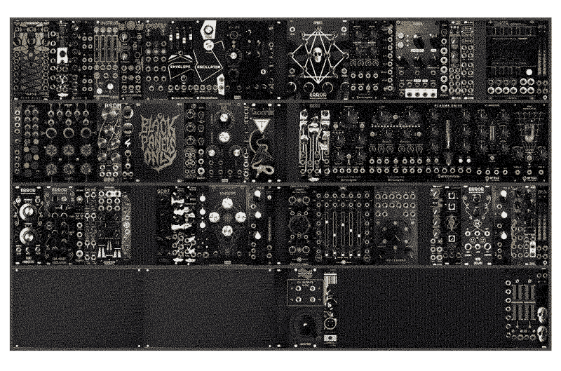 a modulargrid screenshot of my Doepfer cases